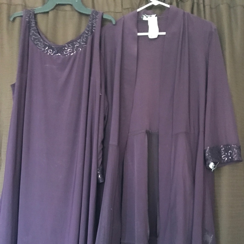 NWT 2 piece dress and cover